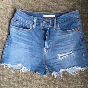Levi High Rise Shorts